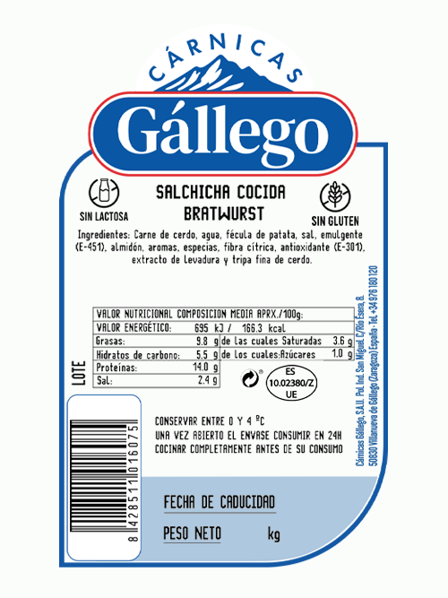 Salchicha Bratwurst (2 uds) - Imagen 4