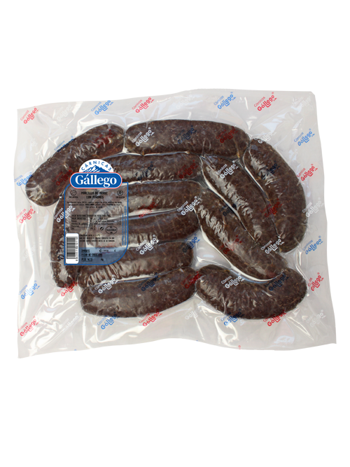 Morcilla de arroz con piñones formato granel